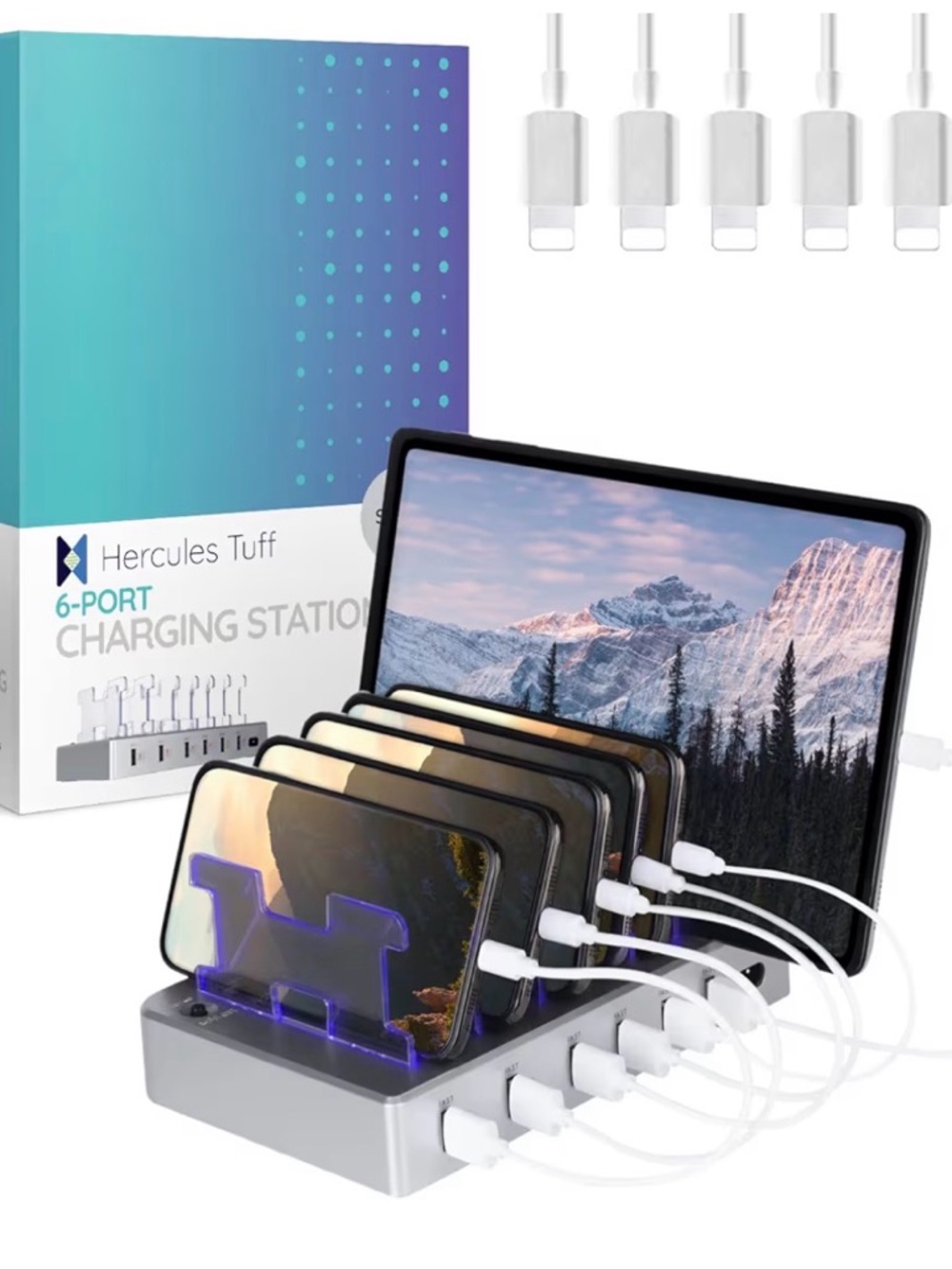 DOK 6 Port Charging Station